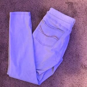 really light blue skinny jeans